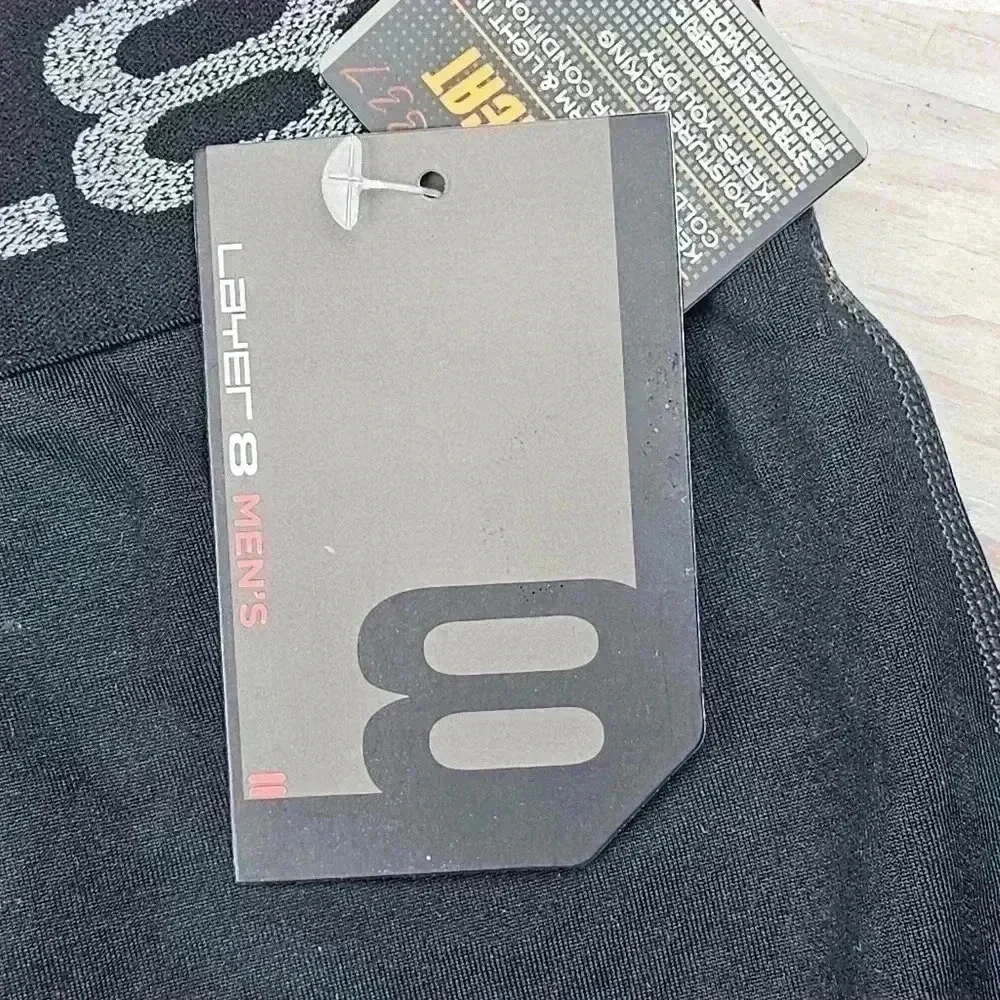 Layer 8 Kwick-Heat Kwick-Dry 11 L8 Defend leggings Black print # L64465 XL
